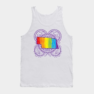 Nebraska Mandala Pride Tank Top